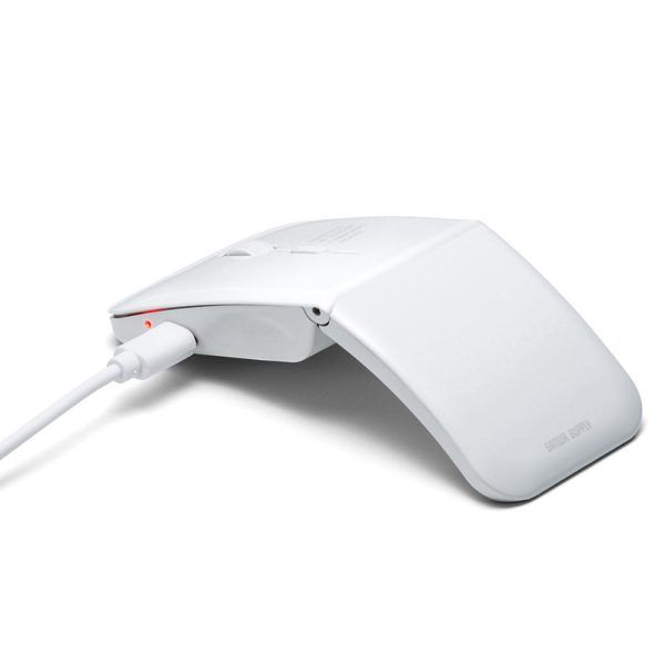 日本Sanwa 輕薄折疊便攜式充電式藍牙滑鼠 - Image 5